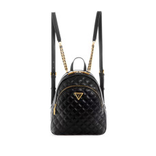 GUESS Giully Flap Backpack – Black – dámský batoh