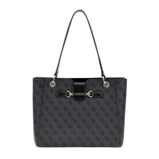 GUESS Nolana Noel Tote – Coal Logo – dámská kabelka