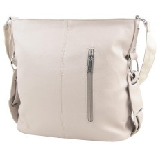 Krémová moderní crossbody dámská kabelka 67-MH