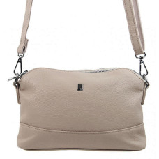 Latté hnědá crossbody dámská kabelka se třemi oddíly 5414-BB